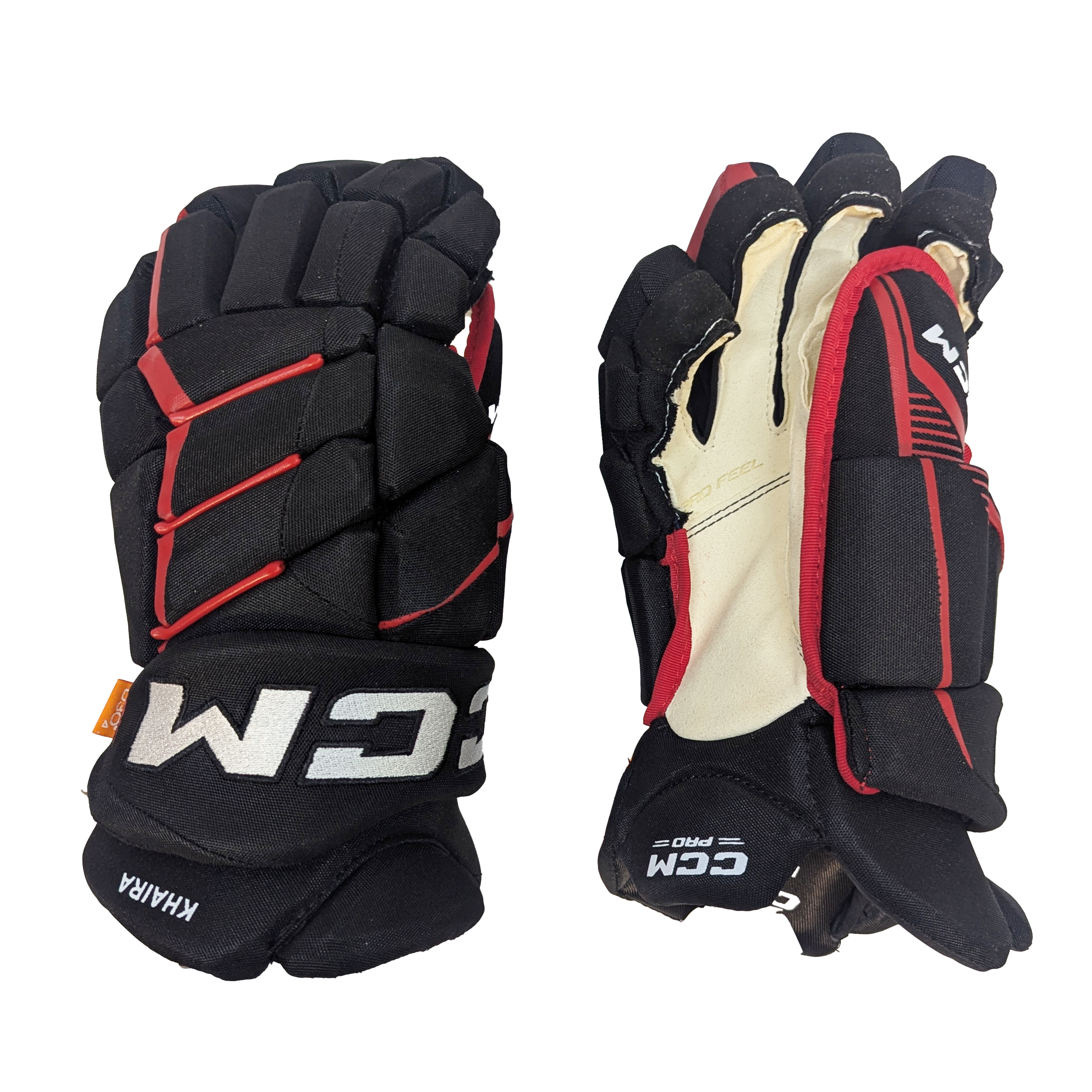 CCM HGJS - Gant NHL Pro Stock - Jujhar Khaira (noir/rouge)